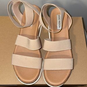 STEVE MADDEN Belladonna Ankle Strap Wedge Sandal
